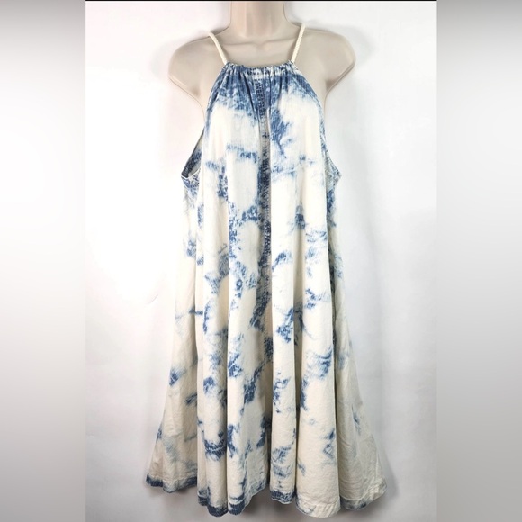 Holding Horses by Anthropologie | XS | Blue Riviera Sky Chambray Denim Dress - Picture 2 of 10